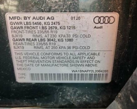 Черный Ауди Ку 5, объемом двигателя 1.98 л и пробегом 46 тыс. км за 8000 $, фото 11 на Automoto.ua