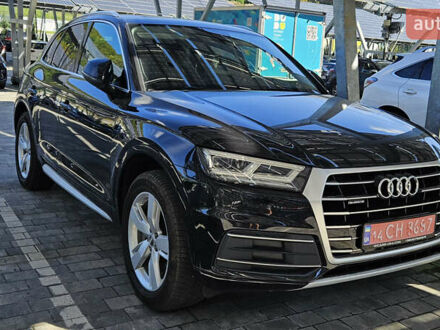 Ауди Ку 5 2018 в Львове на Automoto.ua Черный Ауди Ку 5, объемом двигателя 2 л и пробегом 114 тыс. км за 27700 $, фото 1 на Automoto.ua