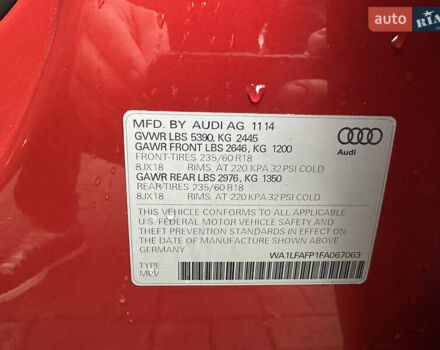 Красный Ауди Ку 5, объемом двигателя 2 л и пробегом 190 тыс. км за 15900 $, фото 87 на Automoto.ua