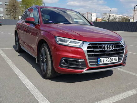 Ауди Ку 5 2017 в Киеве на Automoto.ua Красный Ауди Ку 5, объемом двигателя 2 л и пробегом 48 тыс. км за 37900 $, фото 1 на Automoto.ua