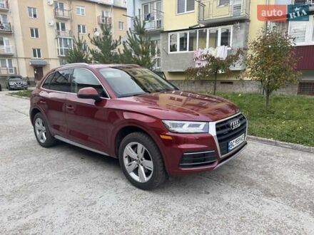 Ауди Ку 5 2017 в Самборе на Automoto.ua Красный Ауди Ку 5, объемом двигателя 2 л и пробегом 185 тыс. км за 25000 $, фото 1 на Automoto.ua