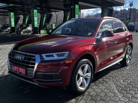 Ауди Ку 5 2018 в Луцке на Automoto.ua Красный Ауди Ку 5, объемом двигателя 2 л и пробегом 90 тыс. км за 25000 $, фото 1 на Automoto.ua