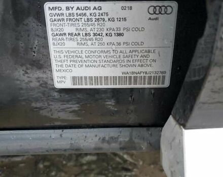 Ауди Ку 5, объемом двигателя 1.98 л и пробегом 84 тыс. км за 12200 $, фото 12 на Automoto.ua