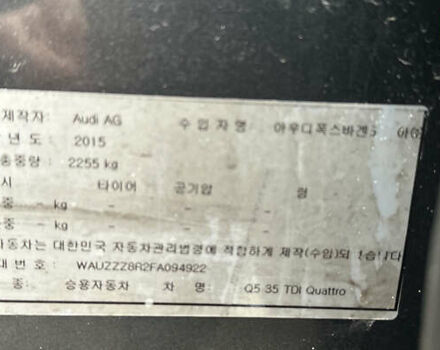 Серый Ауди Ку 5, объемом двигателя 2 л и пробегом 170 тыс. км за 18700 $, фото 46 на Automoto.ua