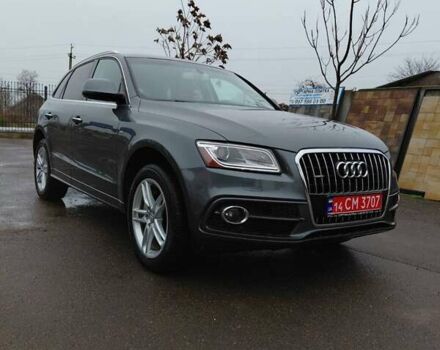 Серый Ауди Ку 5, объемом двигателя 3 л и пробегом 215 тыс. км за 16750 $, фото 1 на Automoto.ua