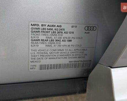 Серый Ауди Ку 5, объемом двигателя 1.98 л и пробегом 100 тыс. км за 23690 $, фото 86 на Automoto.ua