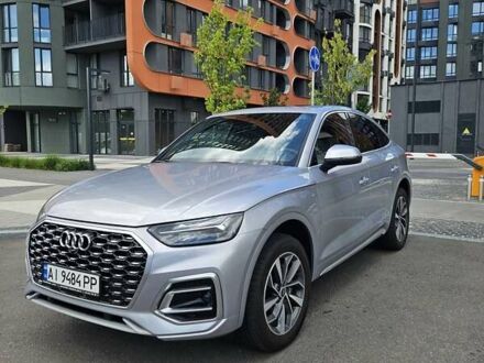 Ауди Ку 5 2022 в Киеве на Automoto.ua Серый Ауди Ку 5, объемом двигателя 1.98 л и пробегом 26 тыс. км за 39500 $, фото 1 на Automoto.ua