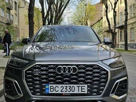 Ауди Ку 5 2022 в Львове на Automoto.ua Серый Ауди Ку 5, объемом двигателя 1.98 л и пробегом 35 тыс. км за 47000 $, фото 1 на Automoto.ua