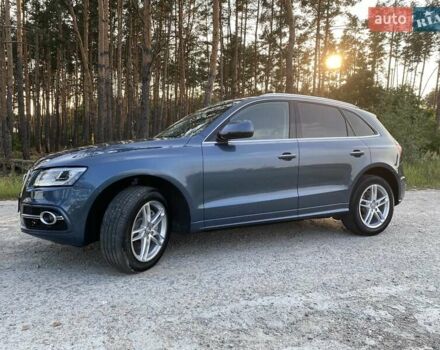 Синий Ауди Ку 5, объемом двигателя 3 л и пробегом 117 тыс. км за 21490 $, фото 1 на Automoto.ua