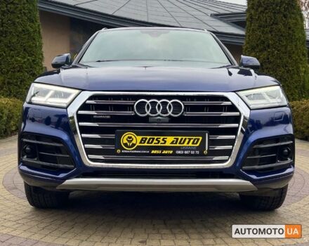 Синий Ауди Ку 5, объемом двигателя 2 л и пробегом 81 тыс. км за 33600 $, фото 1 на Automoto.ua