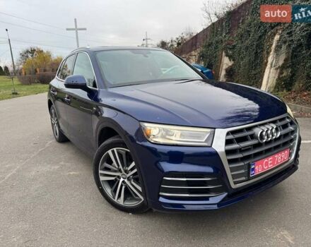 Синий Ауди Ку 5, объемом двигателя 2 л и пробегом 90 тыс. км за 27300 $, фото 1 на Automoto.ua