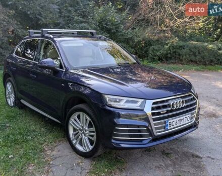 Ауди Ку 5 2017 в Львове на Automoto.ua Синий Ауди Ку 5, объемом двигателя 1.98 л и пробегом 189 тыс. км за 21800 $, фото 23 на Automoto.ua