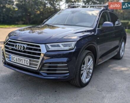 Ауди Ку 5 2017 в Львове на Automoto.ua Синий Ауди Ку 5, объемом двигателя 1.98 л и пробегом 189 тыс. км за 21800 $, фото 2 на Automoto.ua