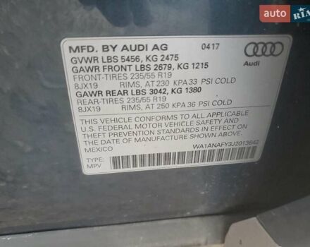 Синій Ауді Ку 5, об'ємом двигуна 1.98 л та пробігом 82 тис. км за 8300 $, фото 12 на Automoto.ua