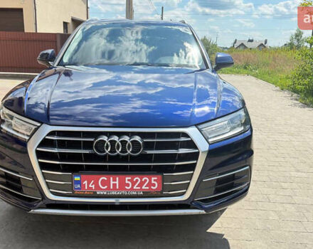 Синий Ауди Ку 5, объемом двигателя 2 л и пробегом 115 тыс. км за 24500 $, фото 2 на Automoto.ua