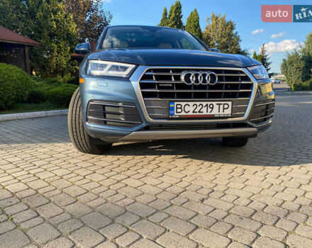 Синий Ауди Ку 5, объемом двигателя 1.98 л и пробегом 83 тыс. км за 33500 $, фото 2 на Automoto.ua