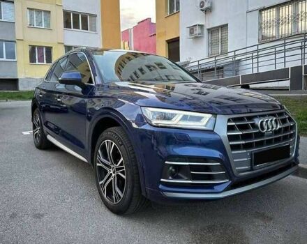 Синий Ауди Ку 5, объемом двигателя 2 л и пробегом 105 тыс. км за 19000 $, фото 3 на Automoto.ua