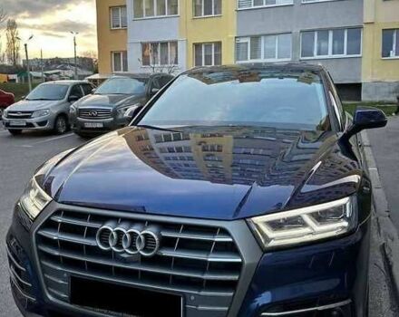 Синий Ауди Ку 5, объемом двигателя 2 л и пробегом 105 тыс. км за 19000 $, фото 1 на Automoto.ua