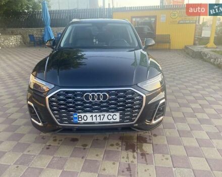 Ауди Ку 5 2020 в Тернополе на Automoto.ua Синий Ауди Ку 5, объемом двигателя 1.98 л и пробегом 64 тыс. км за 41950 $, фото 4 на Automoto.ua