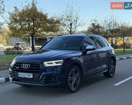 Синий Ауди Ку 5, объемом двигателя 3 л и пробегом 42 тыс. км за 53999 $, фото 1 на Automoto.ua