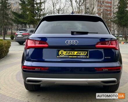 Синий Ауди Ку 5, объемом двигателя 2 л и пробегом 63 тыс. км за 42300 $, фото 5 на Automoto.ua