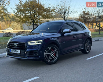 Синий Ауди Ку 5, объемом двигателя 3 л и пробегом 42 тыс. км за 53999 $, фото 3 на Automoto.ua