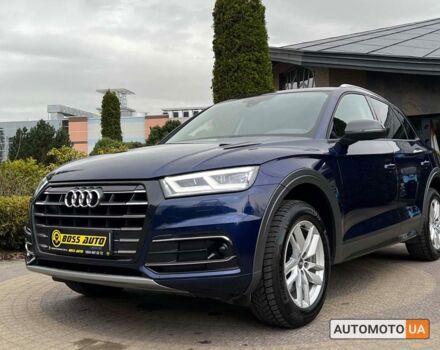 Синий Ауди Ку 5, объемом двигателя 2 л и пробегом 63 тыс. км за 42300 $, фото 2 на Automoto.ua