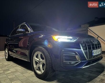 Ауди Ку 5 2021 в Киеве на Automoto.ua Синий Ауди Ку 5, объемом двигателя 1.98 л и пробегом 72 тыс. км за 37500 $, фото 26 на Automoto.ua