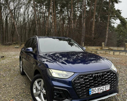 Синій Ауді Ку 5, об'ємом двигуна 1.98 л та пробігом 48 тис. км за 32800 $, фото 1 на Automoto.ua