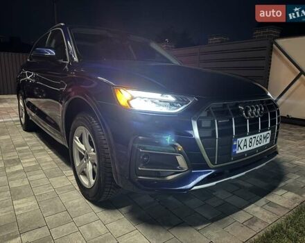 Ауди Ку 5 2021 в Киеве на Automoto.ua Синий Ауди Ку 5, объемом двигателя 1.98 л и пробегом 72 тыс. км за 37500 $, фото 27 на Automoto.ua