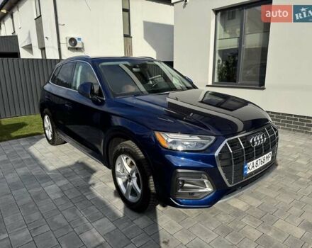 Ауди Ку 5 2021 в Киеве на Automoto.ua Синий Ауди Ку 5, объемом двигателя 1.98 л и пробегом 72 тыс. км за 37500 $, фото 5 на Automoto.ua
