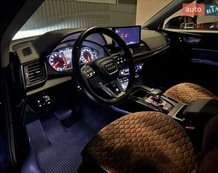 Ауди Ку 5 2021 в Киеве на Automoto.ua Синий Ауди Ку 5, объемом двигателя 1.98 л и пробегом 72 тыс. км за 37500 $, фото 37 на Automoto.ua