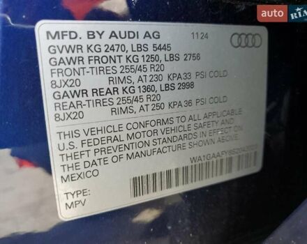 Синий Ауди Ку 5, объемом двигателя 1.98 л и пробегом 3 тыс. км за 27000 $, фото 12 на Automoto.ua