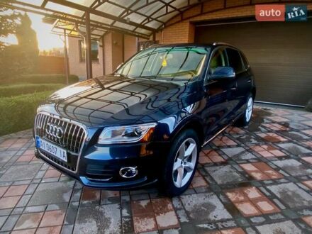 Ауди Ку 5 2014 в Киеве на Automoto.ua Синий Ауди Ку 5, объемом двигателя 3 л и пробегом 162 тыс. км за 21500 $, фото 1 на Automoto.ua