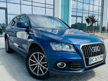 Синий Ауди Ку 5, объемом двигателя 2 л и пробегом 215 тыс. км за 17000 $, фото 1 на Automoto.ua