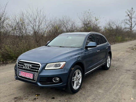 Синий Ауди Ку 5, объемом двигателя 2 л и пробегом 204 тыс. км за 15990 $, фото 1 на Automoto.ua