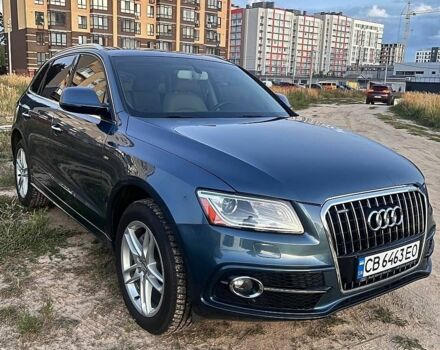 Синий Ауди Ку 5, объемом двигателя 3 л и пробегом 110 тыс. км за 16550 $, фото 1 на Automoto.ua