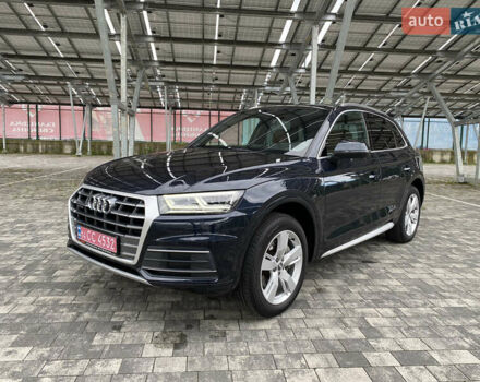 Синій Ауді Ку 5, об'ємом двигуна 2 л та пробігом 100 тис. км за 24900 $, фото 1 на Automoto.ua