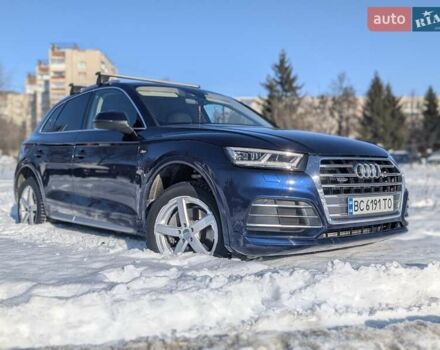 Синий Ауди Ку 5, объемом двигателя 1.98 л и пробегом 197 тыс. км за 20899 $, фото 1 на Automoto.ua