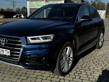 Синий Ауди Ку 5, объемом двигателя 1.98 л и пробегом 92 тыс. км за 32500 $, фото 1 на Automoto.ua