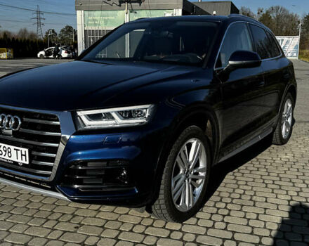 Синий Ауди Ку 5, объемом двигателя 1.98 л и пробегом 92 тыс. км за 32500 $, фото 1 на Automoto.ua