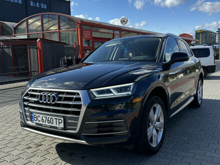 Ауді Ку 5 2018 у Львові на Automoto.ua Синій Ауді Ку 5, об'ємом двигуна 1.98 л та пробігом 85 тис. км за 31700 $, фото 1 на Automoto.ua