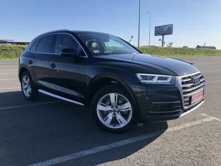 Ауди Ку 5 2018 в Львове на Automoto.ua Синий Ауди Ку 5, объемом двигателя 2 л и пробегом 106 тыс. км за 23200 $, фото 1 на Automoto.ua