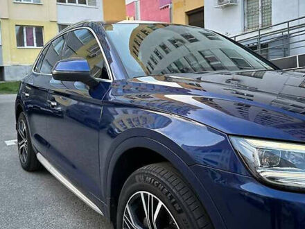 Синий Ауди Ку 5, объемом двигателя 1.98 л и пробегом 105 тыс. км за 21000 $, фото 1 на Automoto.ua