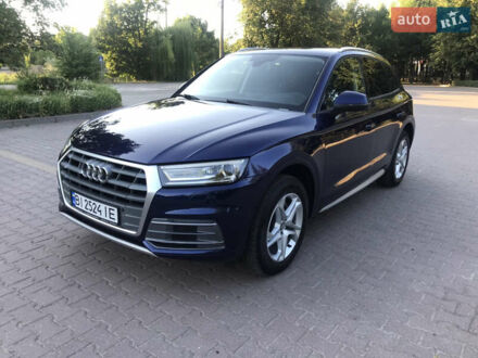Ауди Ку 5 2018 в Полтаве на Automoto.ua Синий Ауди Ку 5, объемом двигателя 1.98 л и пробегом 152 тыс. км за 25400 $, фото 1 на Automoto.ua