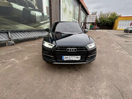 Синий Ауди Ку 5, объемом двигателя 2 л и пробегом 188 тыс. км за 30990 $, фото 1 на Automoto.ua