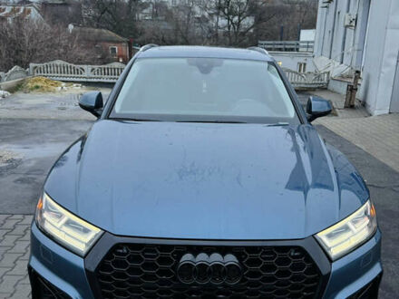 Синий Ауди Ку 5, объемом двигателя 2 л и пробегом 35 тыс. км за 30700 $, фото 1 на Automoto.ua