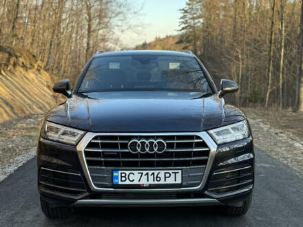 Ауди Ку 5 2018 в Болехове на Automoto.ua Синий Ауди Ку 5, объемом двигателя 1.98 л и пробегом 77 тыс. км за 29300 $, фото 1 на Automoto.ua