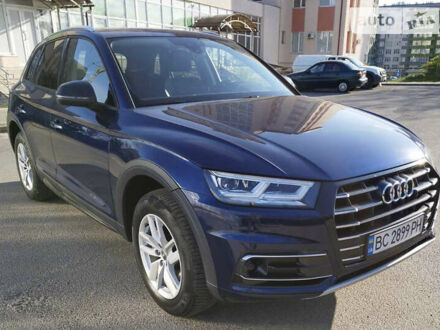 Ауди Ку 5 2020 в Львове на Automoto.ua Синий Ауди Ку 5, объемом двигателя 2 л и пробегом 29 тыс. км за 47900 $, фото 1 на Automoto.ua
