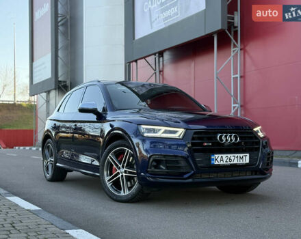 Ауді Ку 5 2020 у Києві на Automoto.ua Синій Ауді Ку 5, об'ємом двигуна 3 л та пробігом 42 тис. км за 53999 $, фото 1 на Automoto.ua